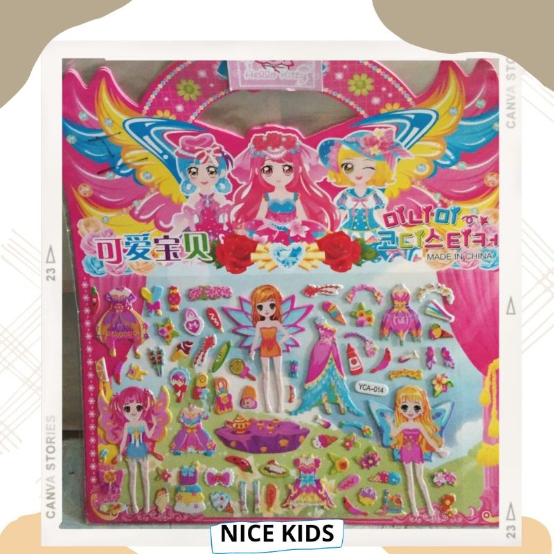 

NICE KIDS | STIKER BARBIE | STIKER KARTUN | STIKER ANAK | STIKER | 100% ORIGINAL [ BISA COD ]