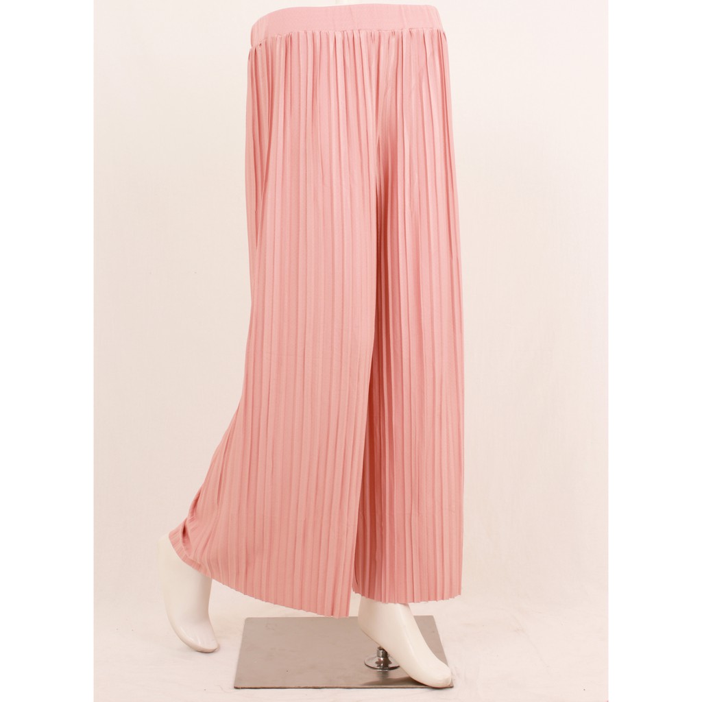 CHIC SIMPLE PLEATED PALAZZO HIGHWAIST CANTIK MODERN FASHION WANITA PT1122BB