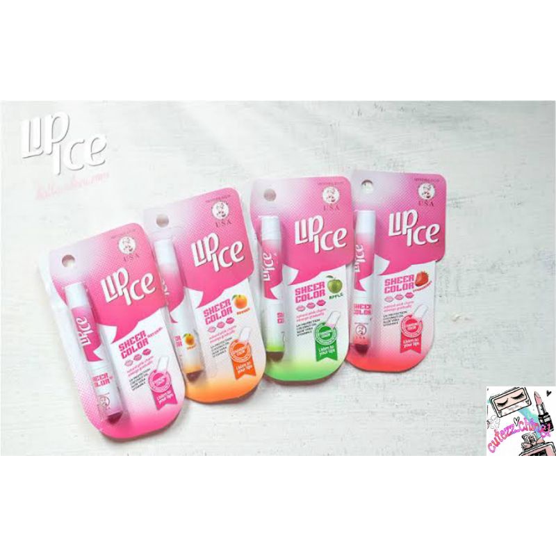 ☃Cutezz_Ching1☃Lip Ice Sheer Color 2.2gr - Pelembab Bibir