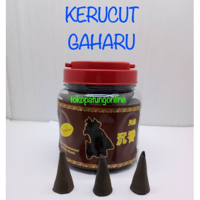 GAHARU Dupa Kerucut Premium Hitam