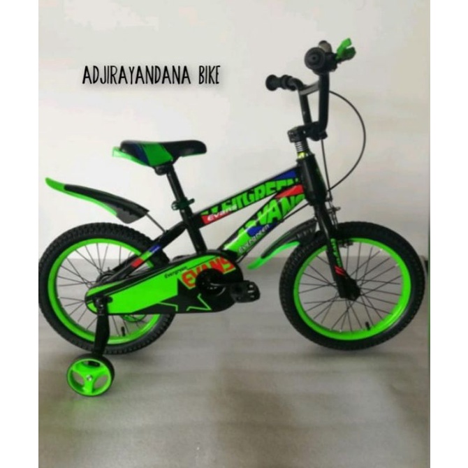Sepeda Anak BMX 16 inch Evergreen evans warna kombinasi