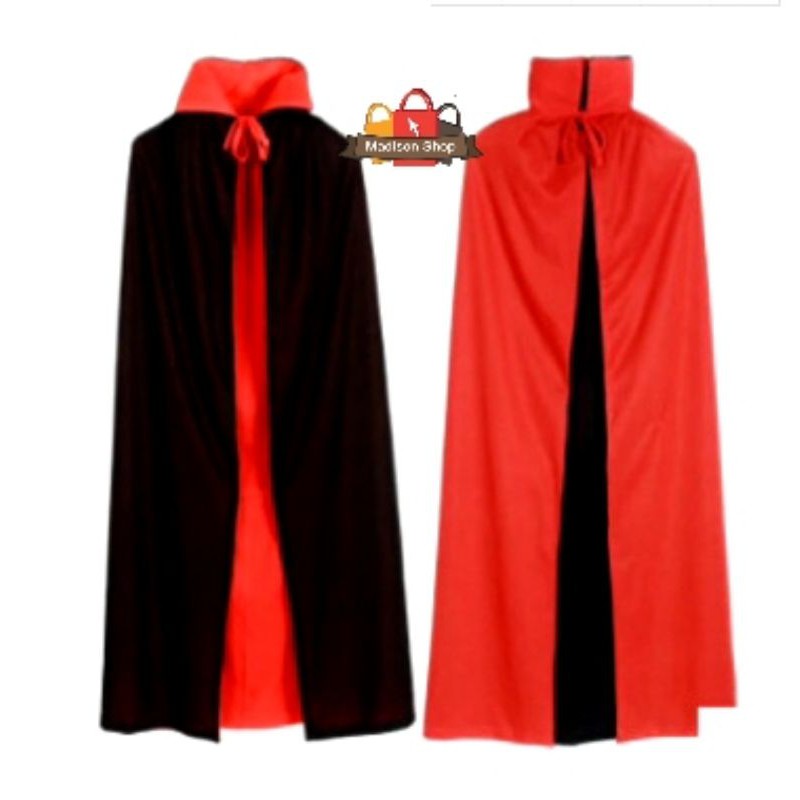 JUBAH MERAH HITAM DEVIL COUNT DRAKULA HOTEL TRANSYLVANIA COSPLAY MURAH