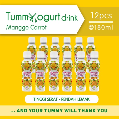 

Yogurt Heavenly Blush Tummy Drink Mango Carrot [12 x 180 ml]