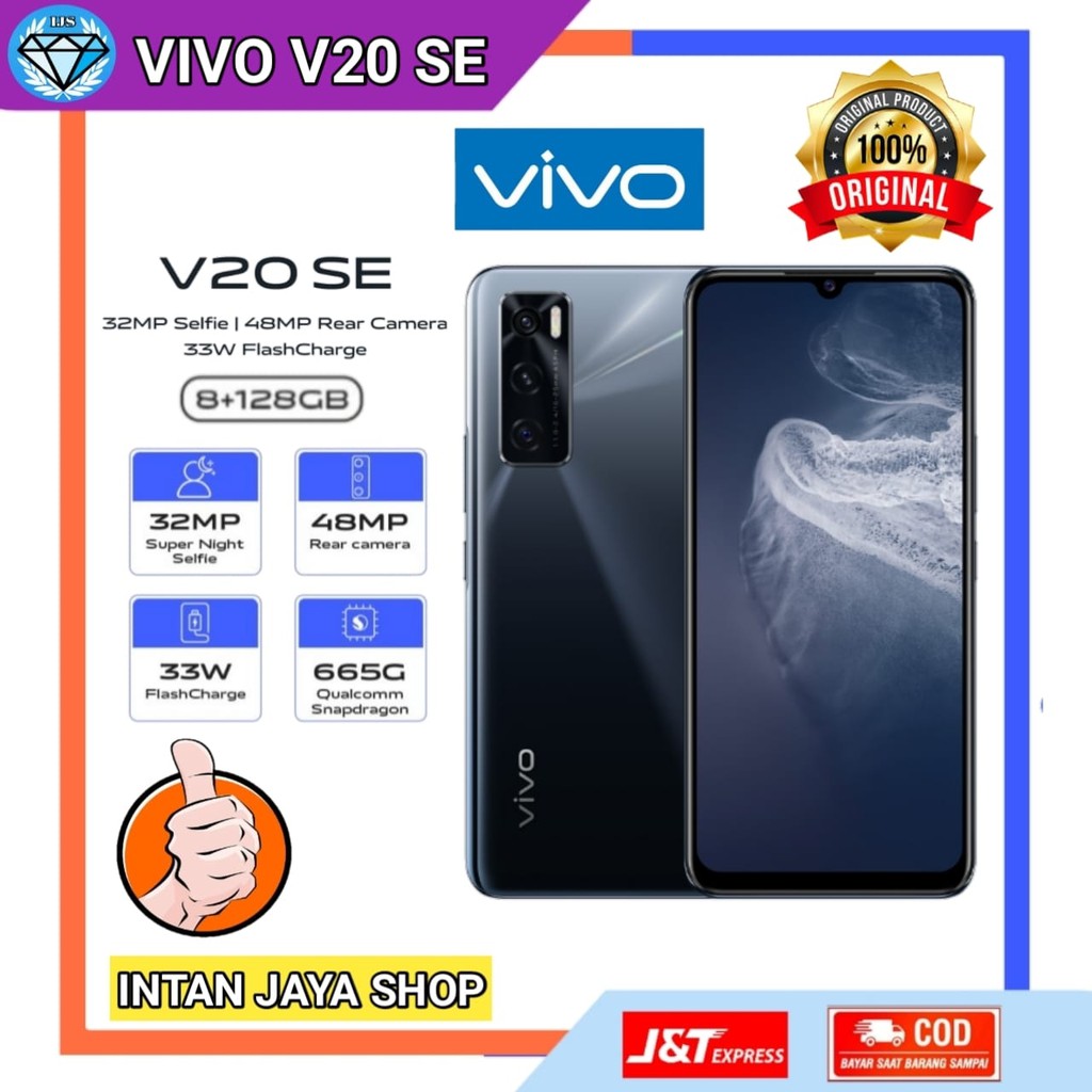 Hp Vivo Murah V20 SE RAM 8GB ROM 128GB Handphone Terbaru Bergarasi 1 Tahun Dari Vivo Indonesia