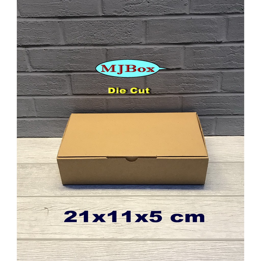 Kardus 21 x 11 x5 cm.......... Die Cut  ( untuk pembelian di atas 10 pcs harga lebih murah )-1