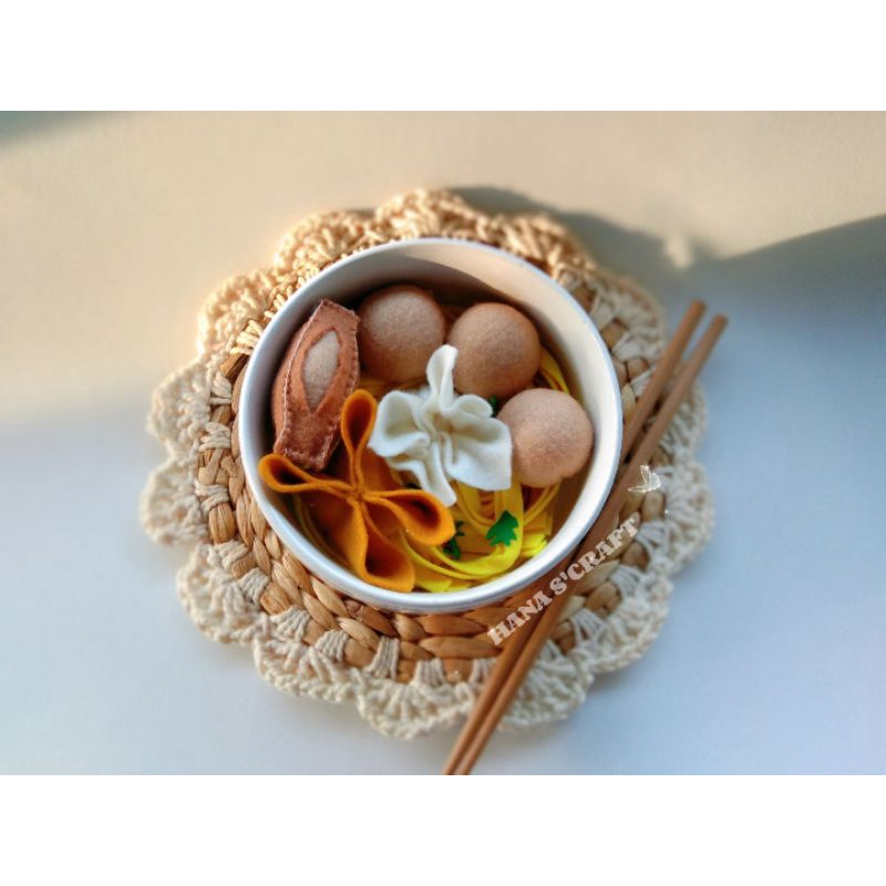 mainan bakso flanel ,edukasi toys