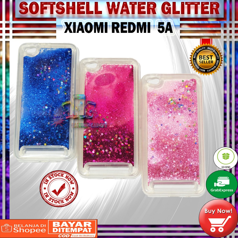 Silikon XIAOMI MI A2 / MI 6X / CASE XIAOMI REDMI 4X Water Glitter Aquarium Casing KESING KASING SOFT CASE