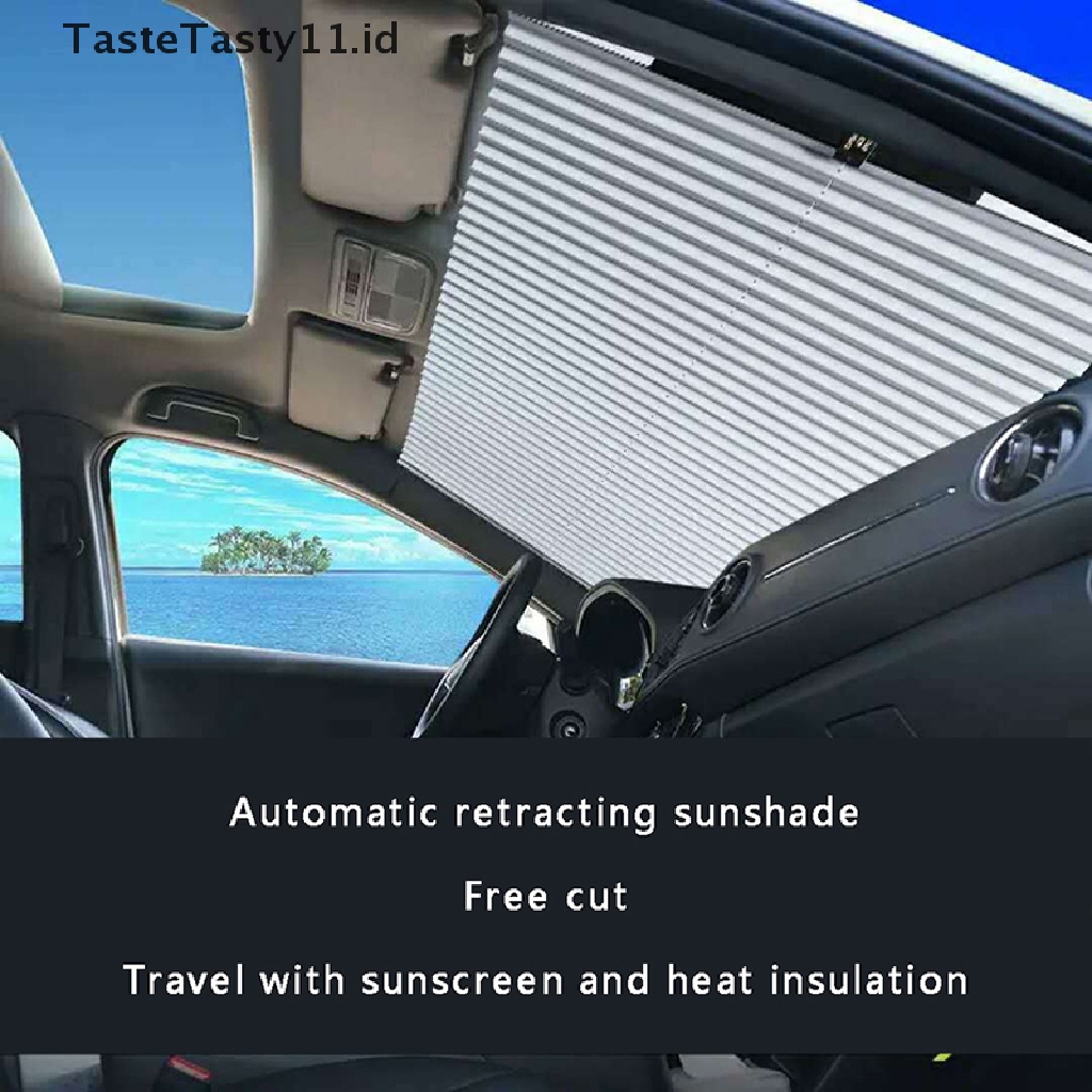 【TasteTasty】 Car Windshield Sun Shade Extension Car Cover Window Sun Visor Protect Curtain .