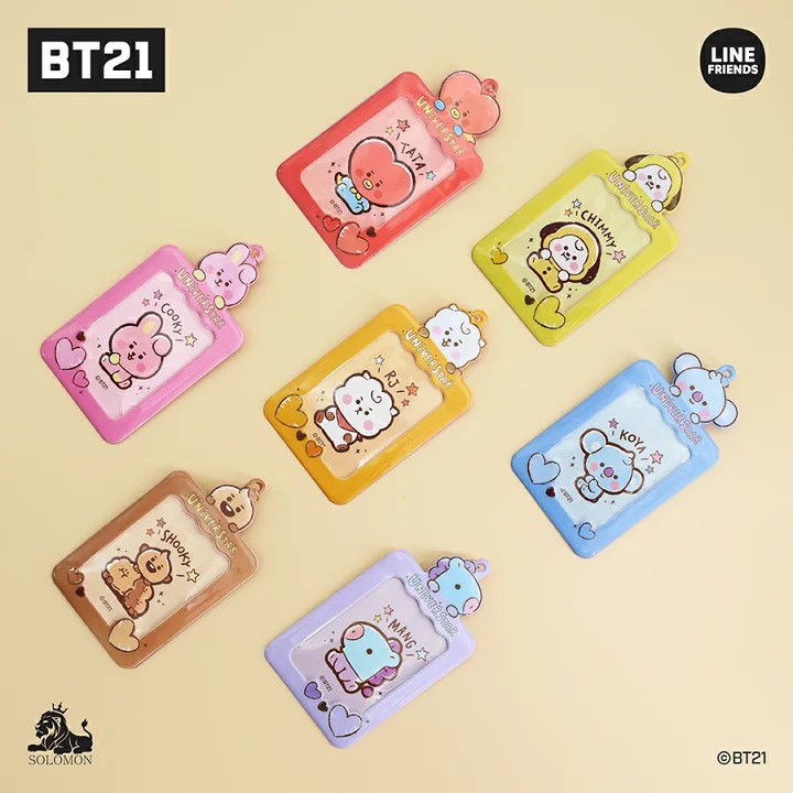 [PO] BT21 PHOTO CARD KEY HOLDER