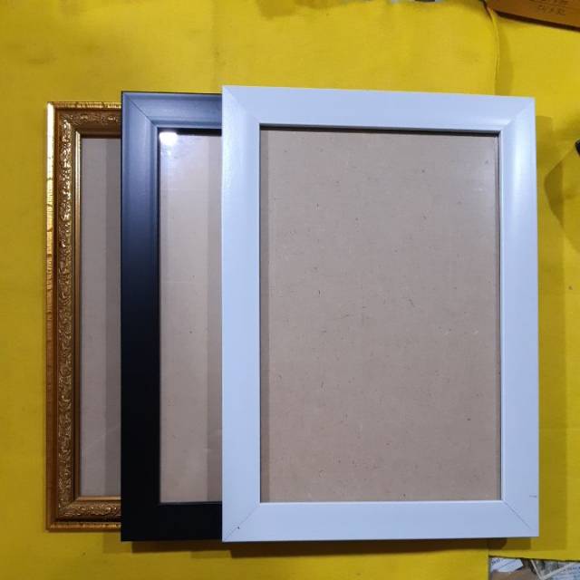 Bingkai foto  + Kaca uk 8 x 12 inci / ukuran kertas A4