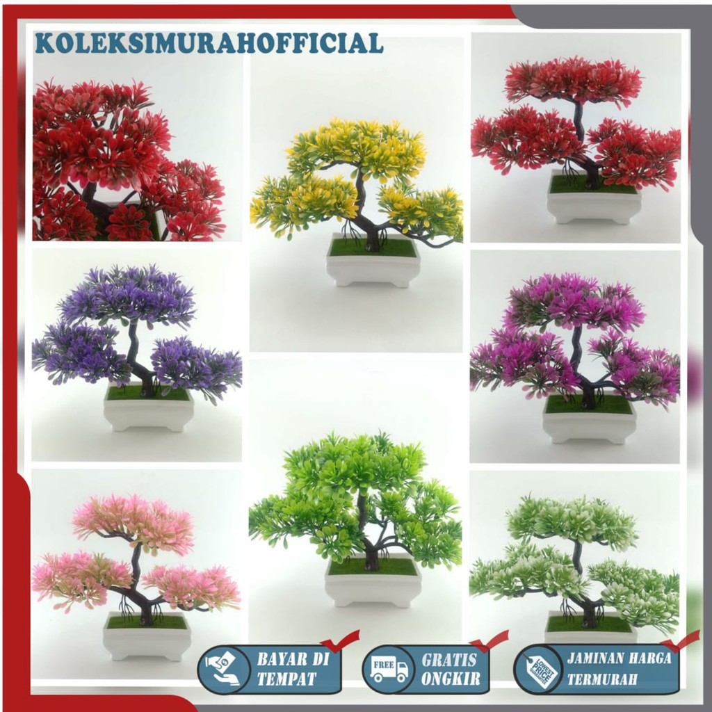 COD BUNGA PLASTIK BUNGA PAJANGAN IMITASI BUNGA ARTIFISIAL BUNGA BONSAI  TANAMAN HIAS PLASTIK BP8851