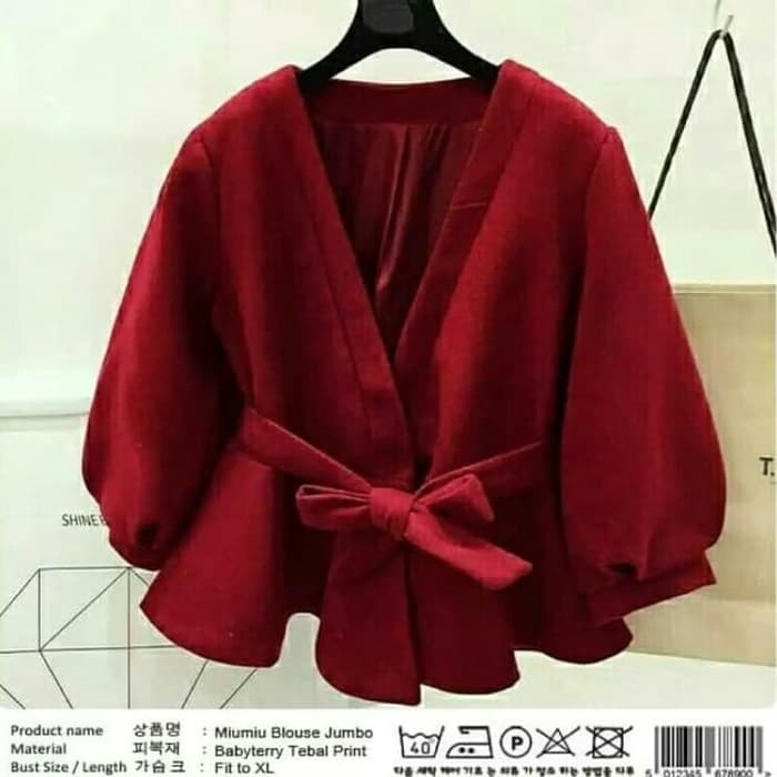 Atasan wanita  Cardigan miu miu