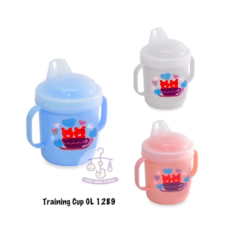 Lusty Bunny Training Cup With Handle - Tempat Minum Bayi Gagang Dua GL1289