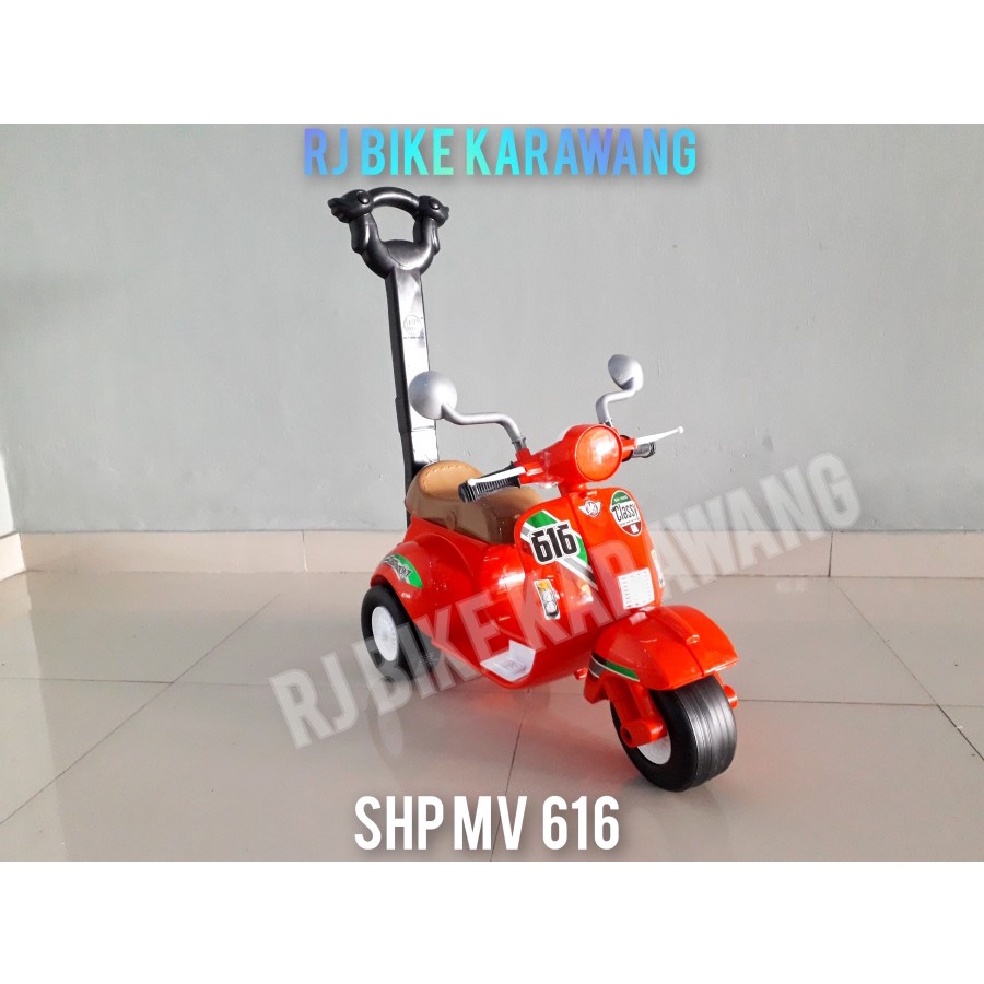 MOTOR MAINAN ANAK SHP 616 VESPA DORONGAN