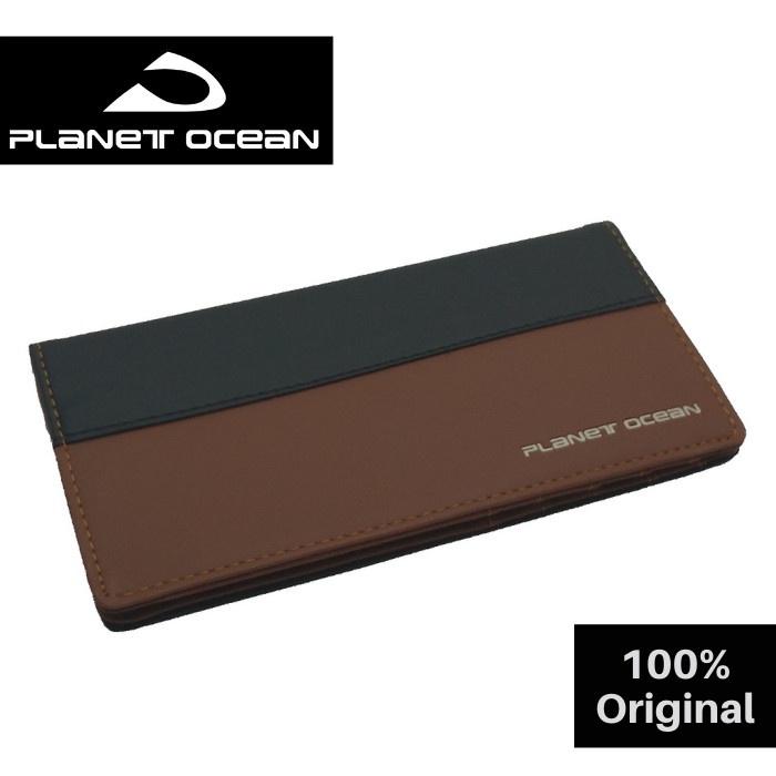 NEW Dompet Pria Panjang Planet Ocean DPO 620581 Coklat Original
