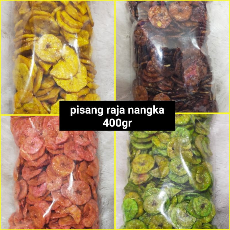 

keripik pisang raja nangka aneka rasa enak renyah camilan Snack jajan murah 400gr