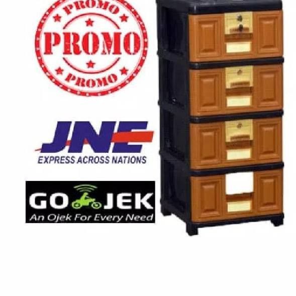 ➷  LEMARI PLASTIK / RAK PLASTIK / LACI PLASTIK / EXCEL / LACI SERBAGUNA 4 SUSUN MURAH ☻