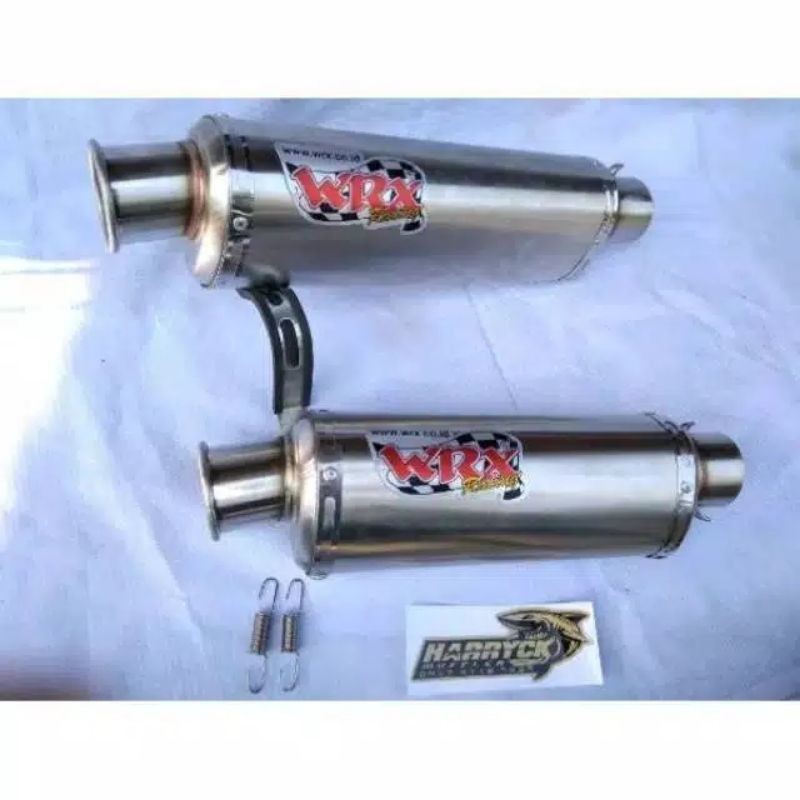 Silincer knalpot wrx Trioval diamete 50mm