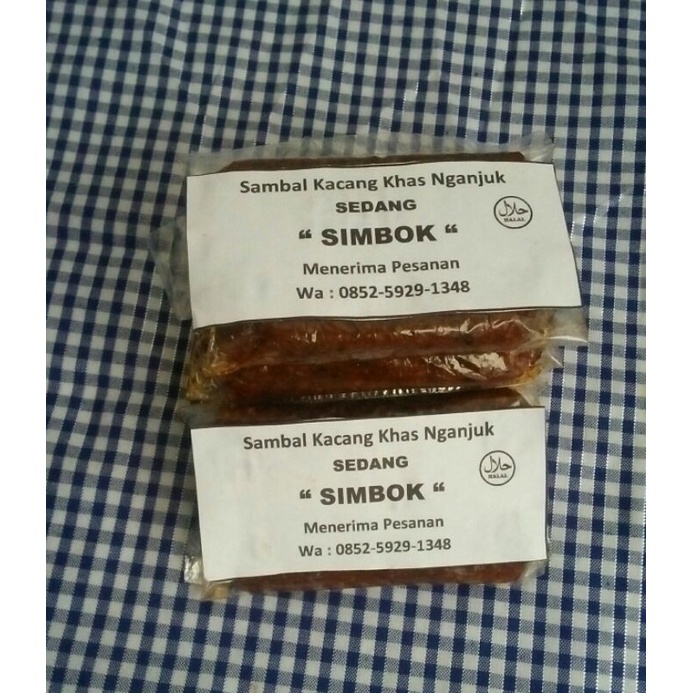 

Sambal Kacang/Sambal Pecel Khas Nganjuk Simbok 100gr/Tanpa Minyak