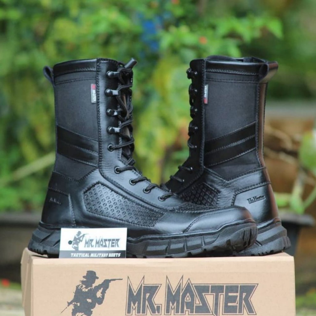 SEPATU PDL SARANG TAWON KULIT SAPI ASLI MR MASTER SEPATU PDL TNI POLRI SECURITY SATPAM SEPATU BOOTS