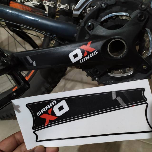 Stiker pelindung crank decal stiker crank