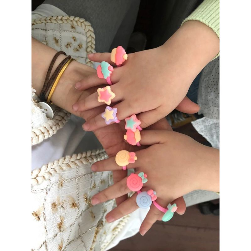 Cincin Anak Karakter Cincin Mainan Kado Anak Perempuan Motif Lucu