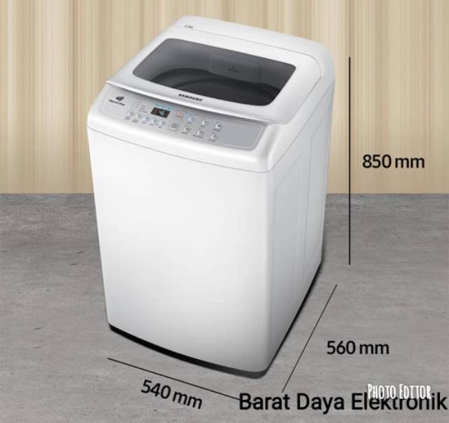 SAMSUNG Mesin Cuci 1 Tabung Top Loading 7KG WA70H4000SG-SE