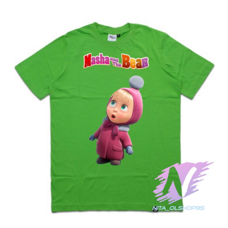 baju anak kaos anak marsa and the bear