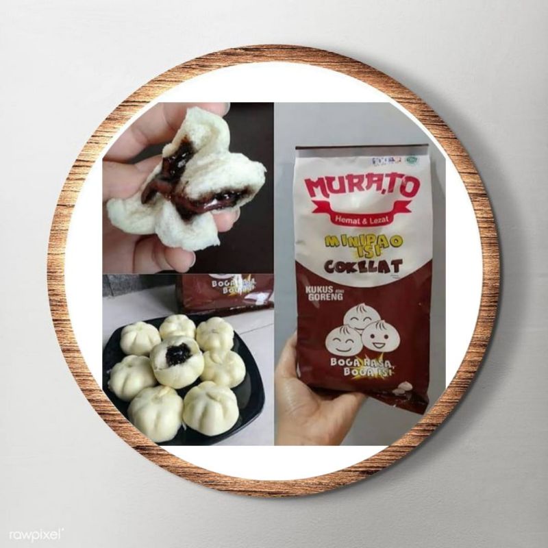 

Bakpau mini Morato isi 30 rasa coklat