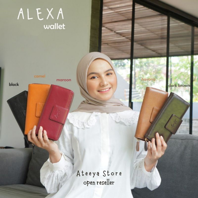 Ready Alexa Wallet by Hody Garansi Original Dompet Alexa Hody Dompet Wanita Dompet Kulit Lokal Brand