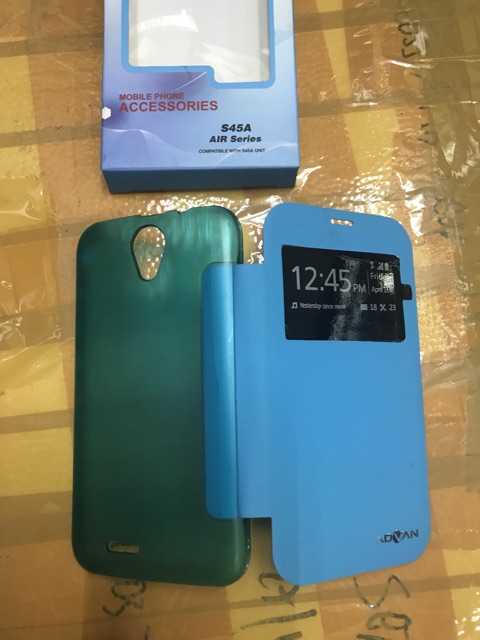 Sarung flip cover  hard case Advan S45A
