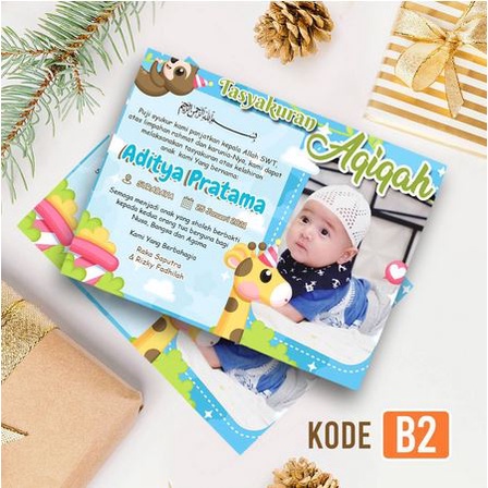 

Stiker Tasyakuran / Stiker ulang tahun / Stiker Aqiqoh