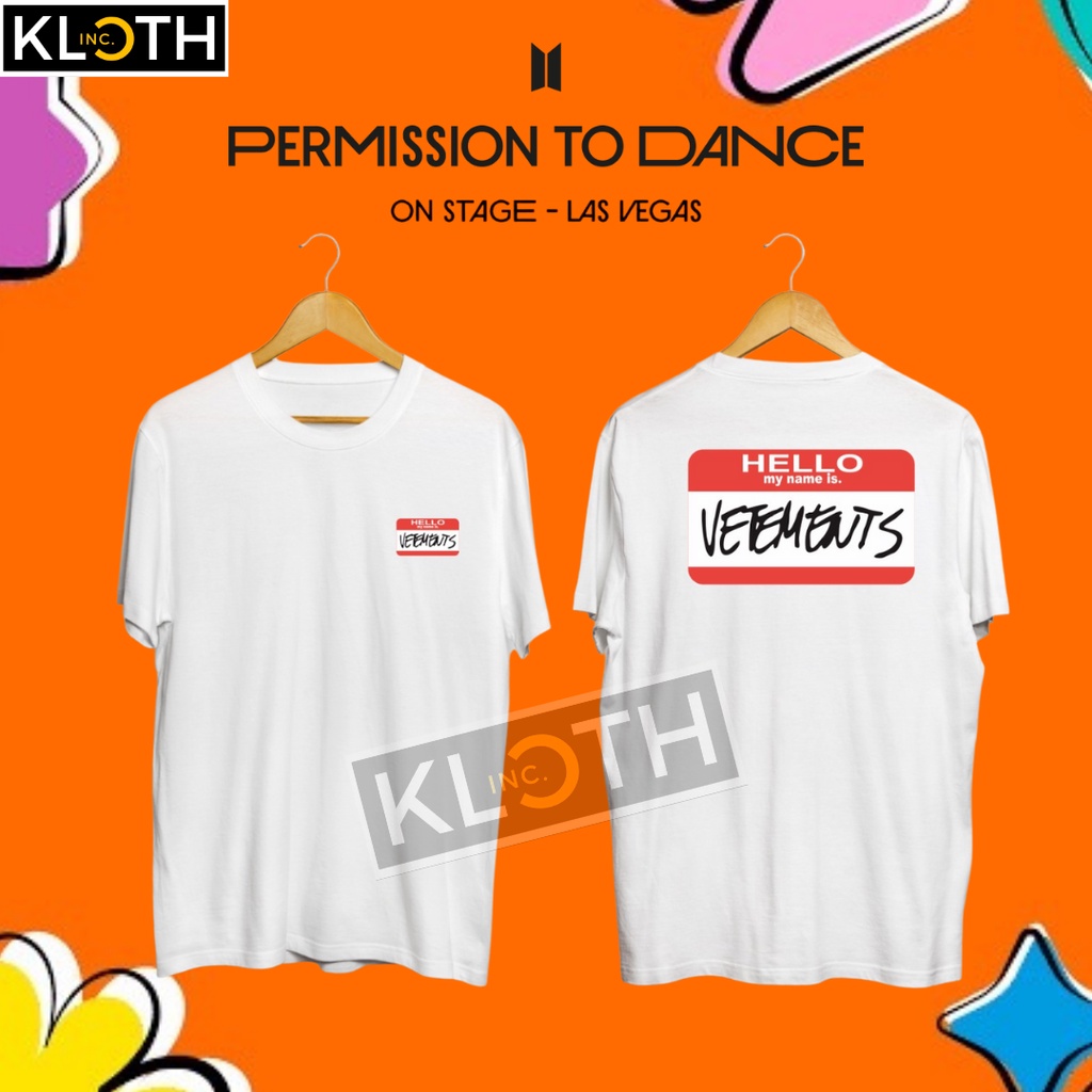 [PTD] Kaos BTS Suga VTMNTS Permission To Dance LAS VEGAS Sound Check Cotton 24s Premium Bisa Upgrade Lengan Panjang