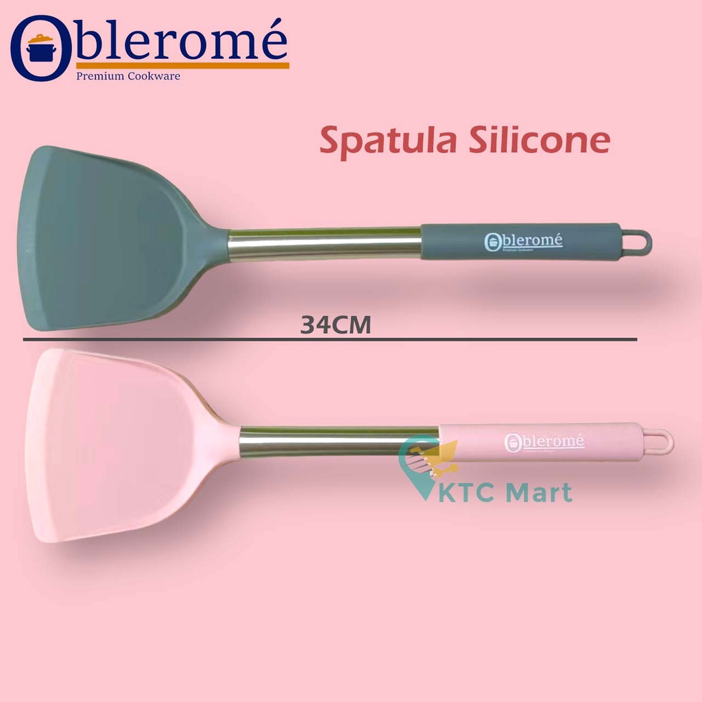 KTC Mart- Spatula Silicon/ Sutil Tahan Panas/ Capitan Silikon/ Silicone Cooking Utensil / Alat Masak Silikon Anti Lengket Food Grade