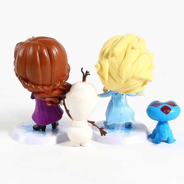 4 pcs/set Figure Frozen 2 Ana Elsa Olaf Chibi Ver.