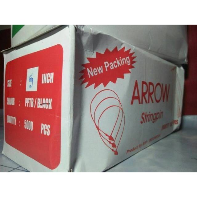 

Loop Pin Putih 5000 Pcs 1 box 5 inchi Tali Hangtag