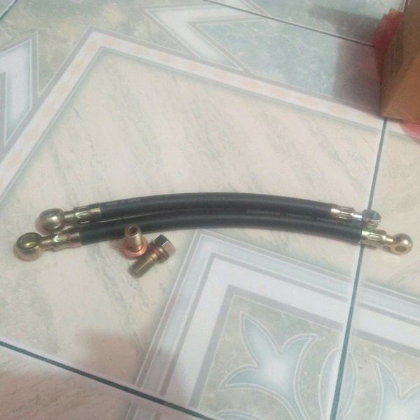 selang oli cooler yamaha Scorpio lengkap dengan baut nepel oli dan ring