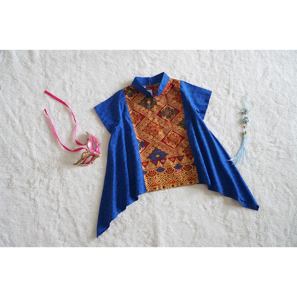 Suplier ~cutevina~atasan Couple Batik Kombinasi Anak Cewek Merah Biru Fc18051 6OBb3hRmaYXr