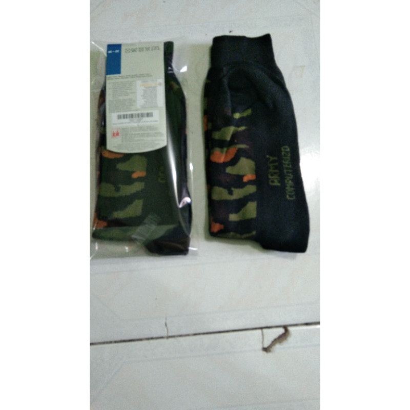 kaos kaki PDL loreng ARMY TENTARA real pick