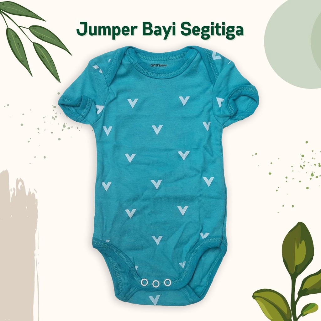 Jumper lengan pendek Boy bodysuit baju bayi  body suit cater Motif Cowo