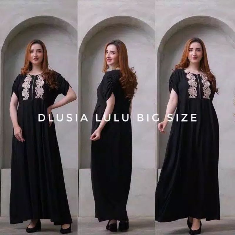 DASTER ARAB DLUSIA LULU || DRESS LULU RAYON SUPER GRADE A RESLETING/ DASER LULU POLOS