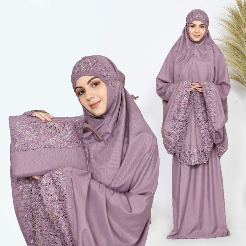 *MUKENA KHADIJAH SYAHBANI DEWASA JUMBO