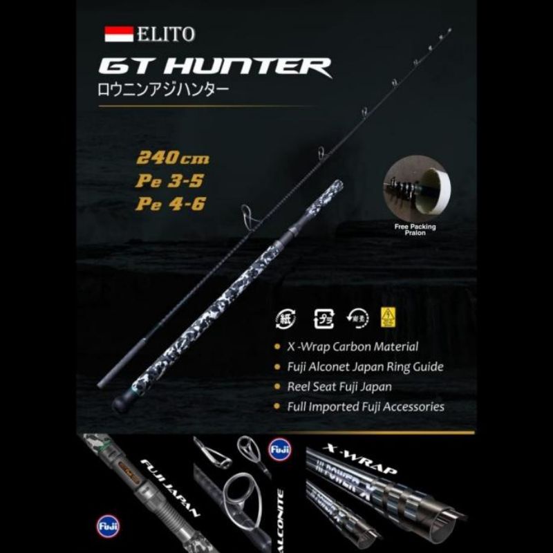 (COD) Joran Light Popping Elito GT Hunter FUJI