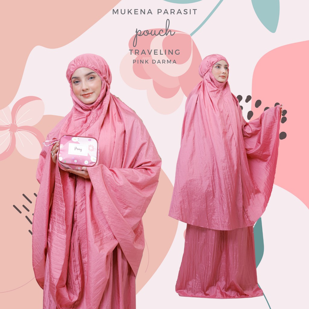 Mukena Parasit Jumbo Pouch Traveling (PRAY)