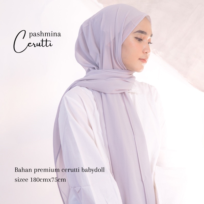 Pashmina Ceruti Baby Doll By Reyscarf Eksklusif Elegant dan Banyak Pilihan Warna Luxury Bisa COD