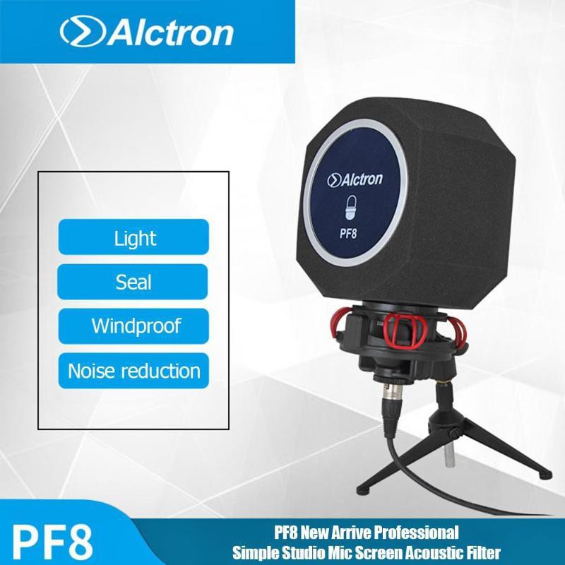 POP FILTER MICROPHONE FOAM ALCTRON PF8 BUSA MIC STUDIO FOR RECORDING
