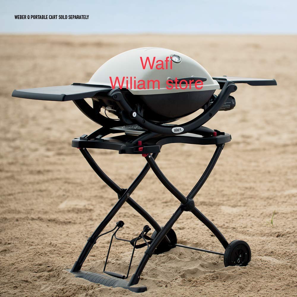 Weber Stand Troli Portable Cart for Weber Q1200 and Q2200 Grill BBQ