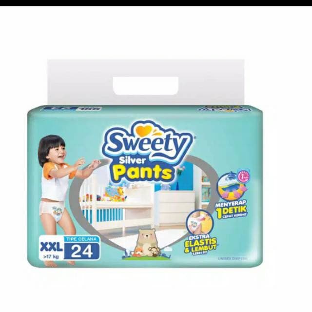 Popok Sweety Silver Pants Super Jumbo Popok Bayi - Popok Anak