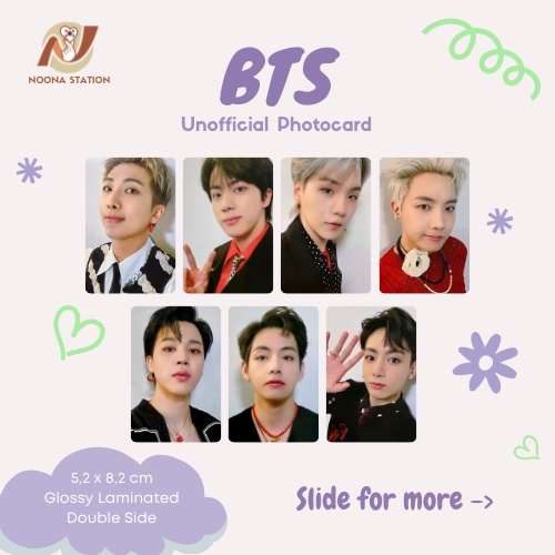 (N01) Photocard Premium BTS Butterful