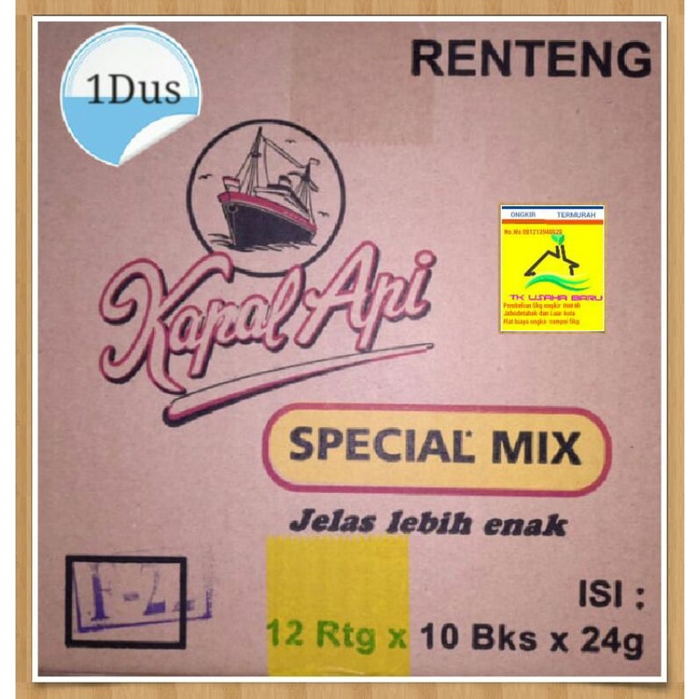 

Kopi Kapal Api Mix 1 Dus 120 Sct @24 gr